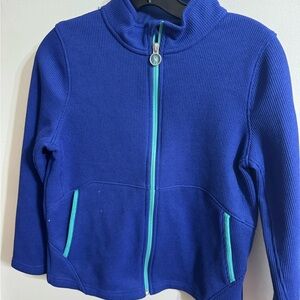 Spyder Blue Jacket with light aqua Highlights- Youth XL zipper